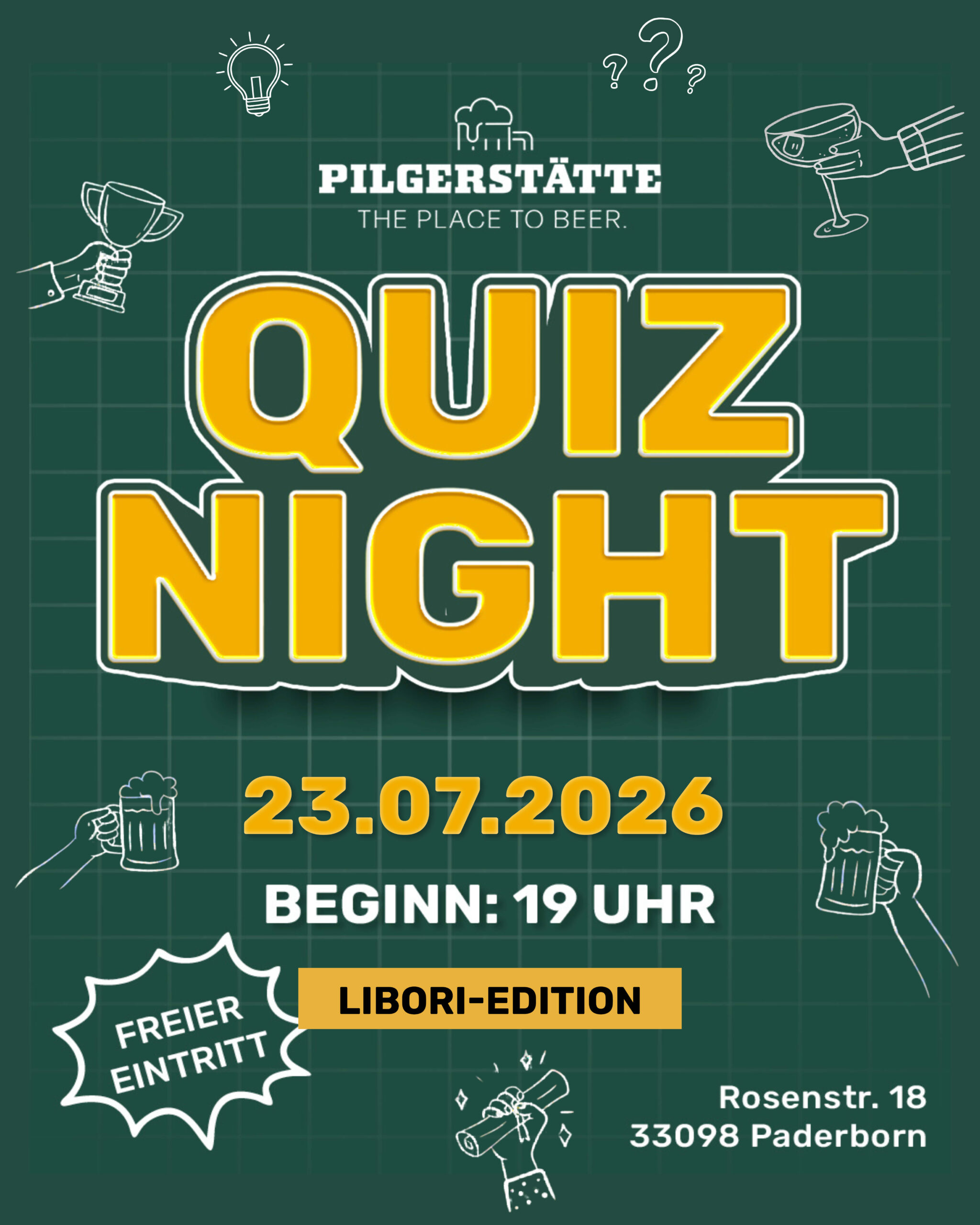 Quiz Night am 23.07.