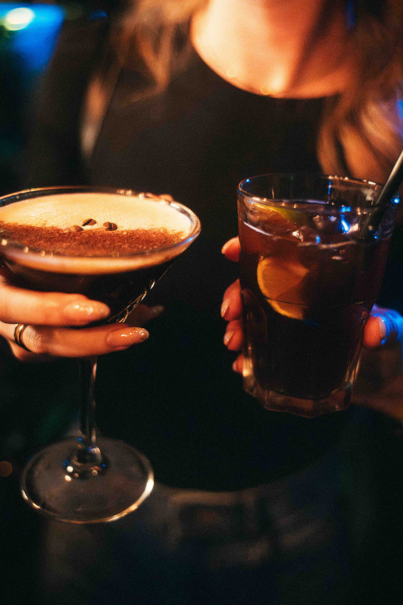 Espresso Martini und Cuba Libre